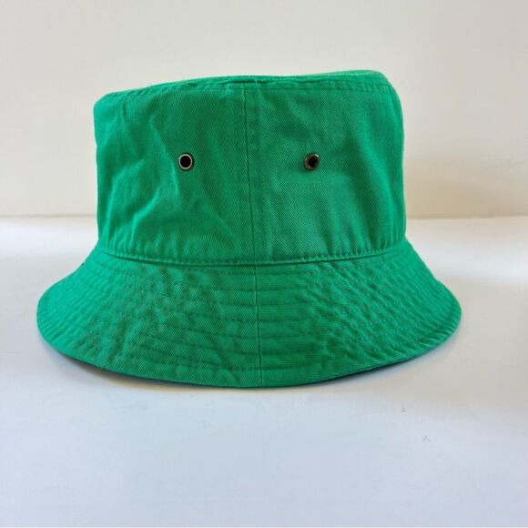 Gelante Trending Bucket Hat 100% Cotton Kelly Green Packable Summer Cap S/M - Picture 1 of 10